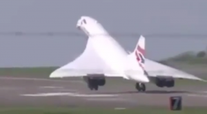 The Concorde Landing Flare- Tail Gets Close To The Ground