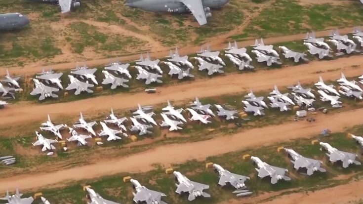 This Detailed Aerial Footage Of The Biggest Aircraft Boneyard Is Almost Unreal | World War Wings Videos