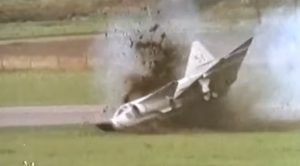 Viggen’s Test Flight Ended Up In A Violent Crash, The Pilot Emerged From Flames Though