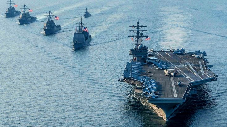 Escalating Tensions With North Korea Forces US Navy To Bring In Third Carrier Group | World War Wings Videos