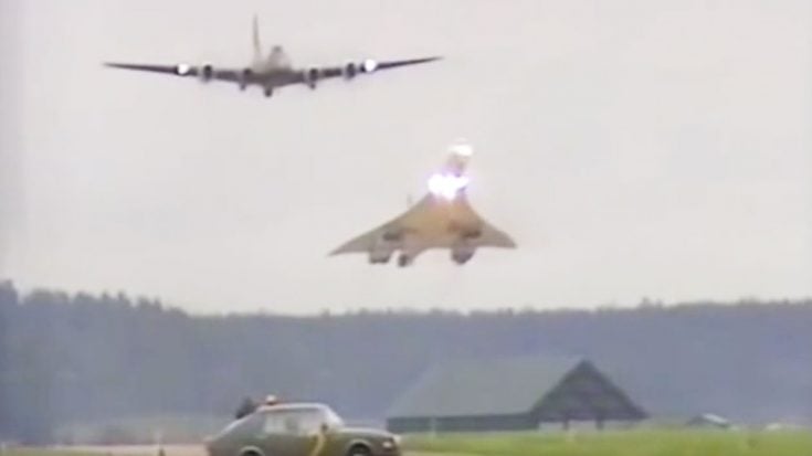 A Video Of A Once In A Lifetime Flyby Of A B-17 And A Concorde | World War Wings Videos