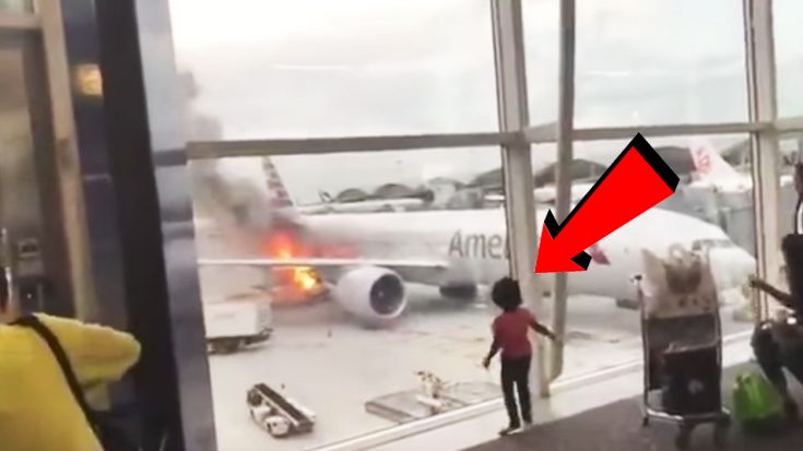 Passenger Captures His Flight Catch Fire In This Raw Video-But That’s Not The Worst Of It | World War Wings Videos