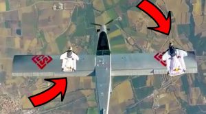 This Footage Of Wingsuit Fliers Next To A Plane Is Heart-pounding