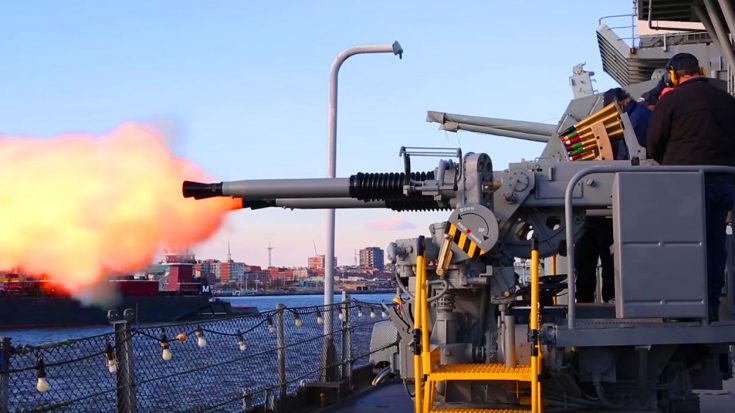 Battleship New Jersey Fires Its Gigantic Guns For The First Time In 60 Years | World War Wings Videos