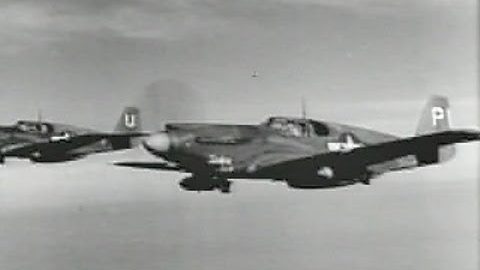 WWII Footage: A-36 Apache Dive Bombers Attack Near Rome 1944 | World War Wings Videos