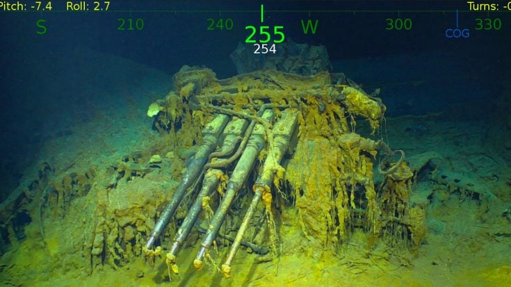 Sub Crew Releases Full Tour Of USS Lexington Wreck – Never Before Seen By Human Eyes | World War Wings Videos