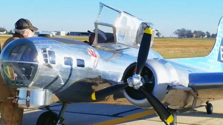 First Ever 1/3 B-17 Replica Piloted By Man Finally Takes Off | World War Wings Videos