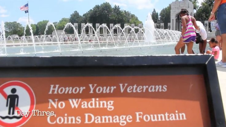 People Still Dip In WWII Memorial Pool And It Gets Even Worse | World War Wings Videos