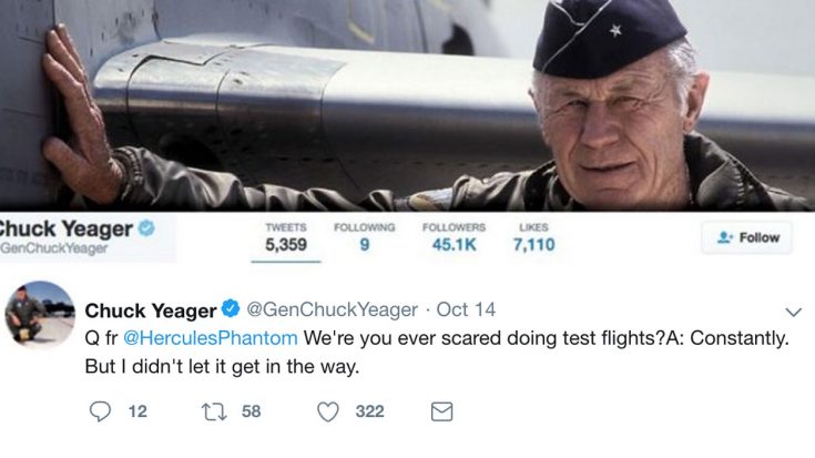 Chuck Yeager Answers Fans’ Tweets Lifting Veil Of His Marvelous Life | World War Wings Videos