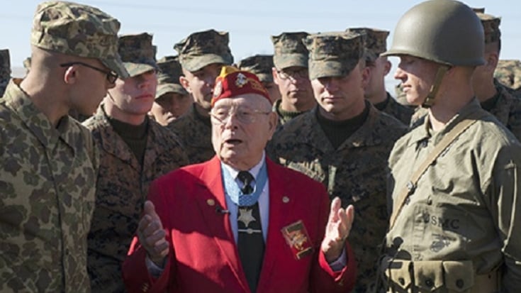 Last Living WWII Marine Medal Of Honor Recipient Teaches Vital Lesson About Heroism | World War Wings Videos