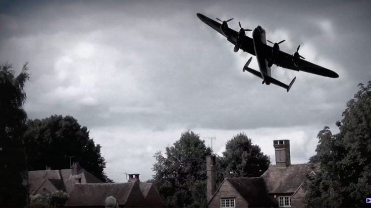 This Is How Intimidating A Lancaster Sounds When Swooping Over A Village | World War Wings Videos