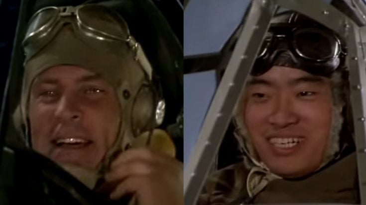 Pappy Boyington And Hirachi Shoot Each Other Down In “Baa Baa Black Sheep” Scene | World War Wings Videos