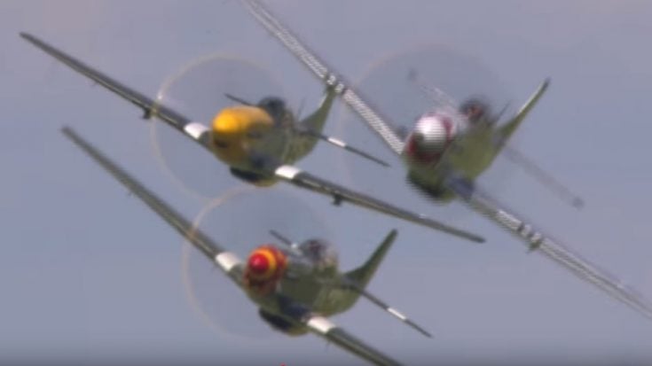 No Music – Just The Pure Engine Sounds of the P-51 Mustang | World War Wings Videos