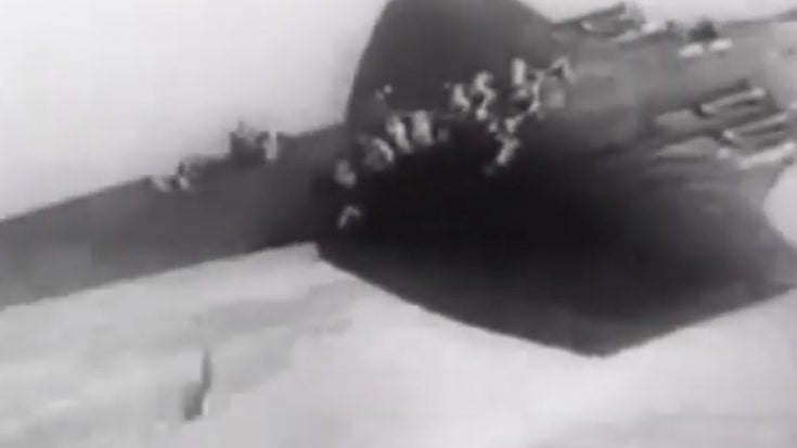 Footage Of Soviet Paratroopers Sliding Off The Wings Of Tupolev TB-3s | World War Wings Videos