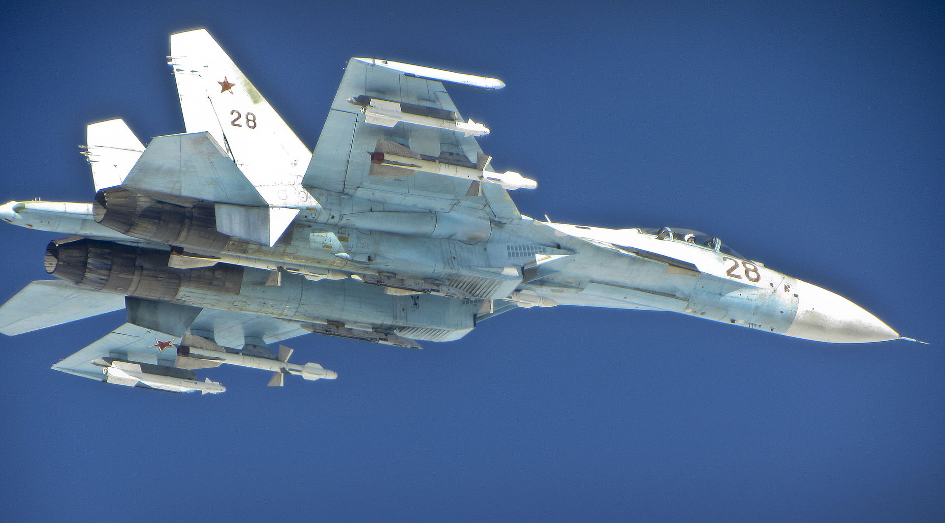 Russian Su-27 Intercepts NATO Fighter Jet - He Got Too Close - World ...