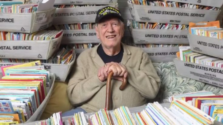 WWII Vet Unexpectedly Receives 50,000 Birthday Cards From Web After Daughter Makes Facebook Post | World War Wings Videos