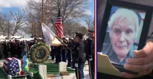 Hundreds Spent Valentine’s Day At A WWII Veteran’s Funeral