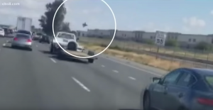F-16 Crashing Into Warehouse Caught On Camera- Riverside, Calif.