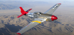 P-51 Red Tail Mustang “Bunny” Takes To The Skies