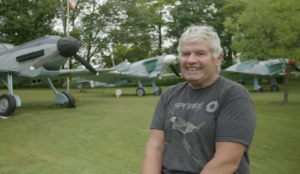 Guy Makes Full-Size Replicas of WWII Planes From His Home