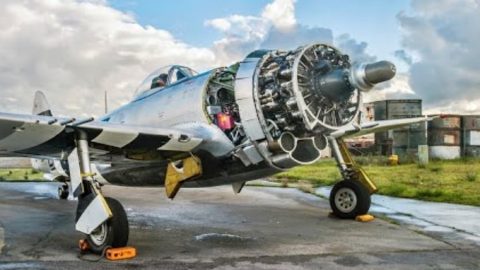 Monster Wright R-3350 Duplex Cyclone Engine Starts Up | World War Wings Videos
