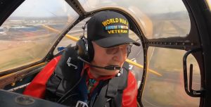 Veteran Gets To Fly In Historic WWII Plane