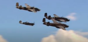 THREE B-25 Mitchells Air Display with Great Sound