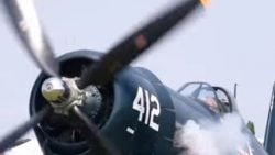 Vought F4U Corsair Plane Startup | World War Wings Videos