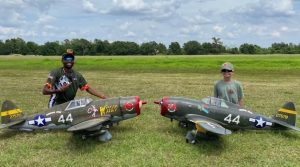 What A Couple Well-Equipped RC P-47’s Can Do
