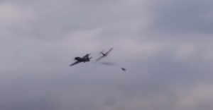 P-51 Mustang Collides With Another Plane