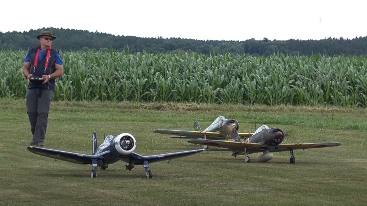 RC 1/5 Scale Corsair & 2x Zero | World War Wings Videos