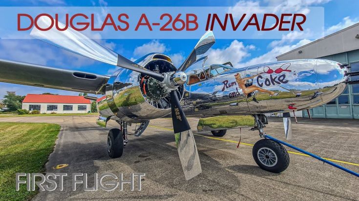 Douglas A-26B Invader FIRST FLIGHT Start Up | World War Wings Videos