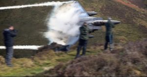 American Fighter Jet Takes on Mach Loop
