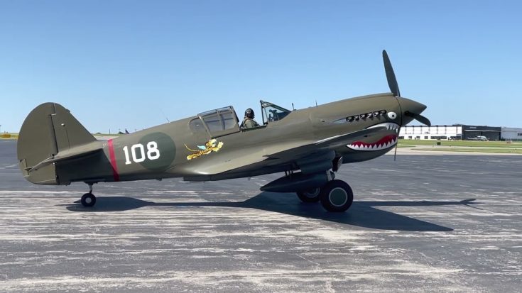 P-40 Startup Sounds Like a Beast | World War Wings Videos