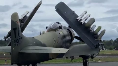 The Sound of Douglas A-1 Skyraider | World War Wings Videos