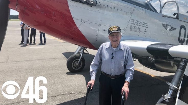 WWII Veteran Reunited With P-51 Mustang 77 years After His Plane Was Shot Down | World War Wings Videos