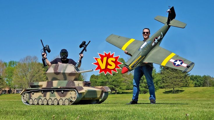 Giant Dive Bomber VS Flakpanzer Battle | World War Wings Videos