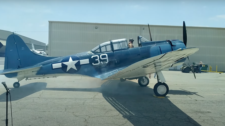 SBD-5 Dauntless Engine Startup – Wright R-1820-60 Cyclone | World War Wings Videos