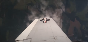 Navy Skyraider – Aerobatic Rolls (2 vantage points)