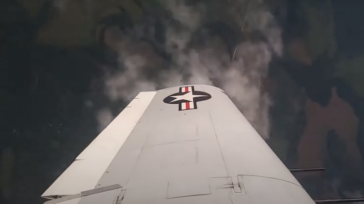 Navy Skyraider – Aerobatic Rolls (2 vantage points) | World War Wings Videos
