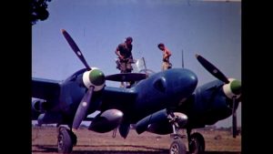 Unseen P-38 Lightning Footage 1944-45