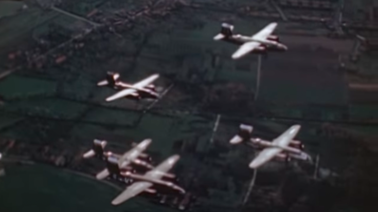 WW2 Color B-26 Marauders Over Germany | World War Wings Videos
