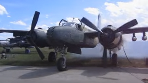 Douglas Invader Startup | World War Wings Videos