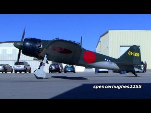 A6M5 Zero Engine Start-Up & Flight
