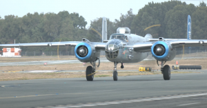 North American B-25J Mitchell bomber “Maid in the Shade” 4K