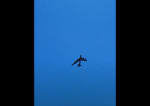 B-52 Flies Over Ole Miss