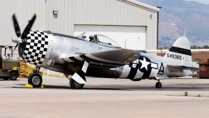 Rare P-47 Thunderbolt engine startup, run up, taxi, low pass