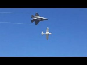 F-35A Lightning & P-51 Mustang