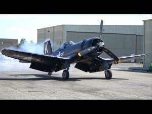 F4U-1A Corsair Engine Start – 4K