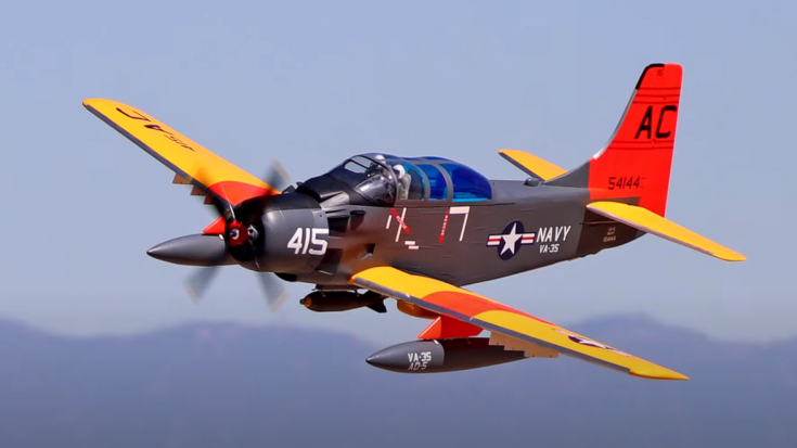 Legend Hobby AD-5 Skyraider 86″ Warbird | World War Wings Videos